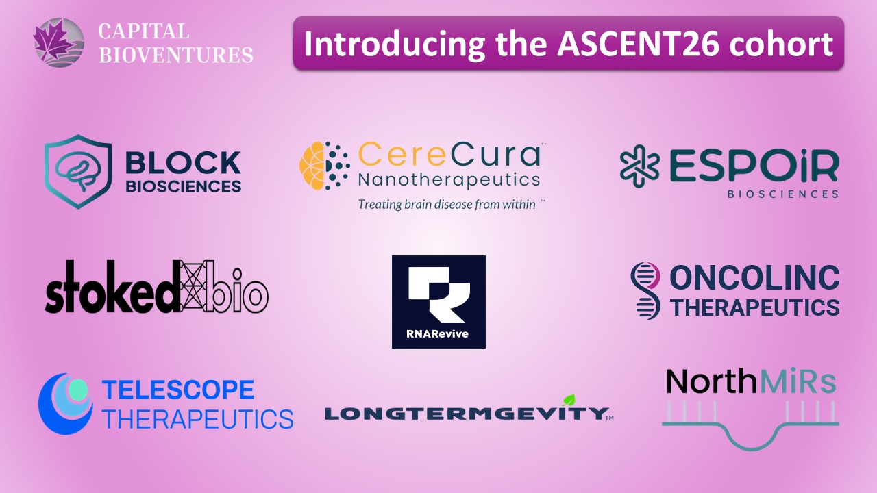 Capital BioVentures Launches ASCENT26: Accelerating Canada’s Next Therapeutic Breakthroughs